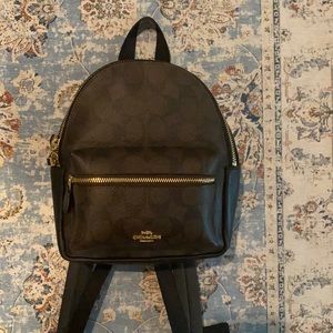Coach Charlie signature PVC leather mini backpack